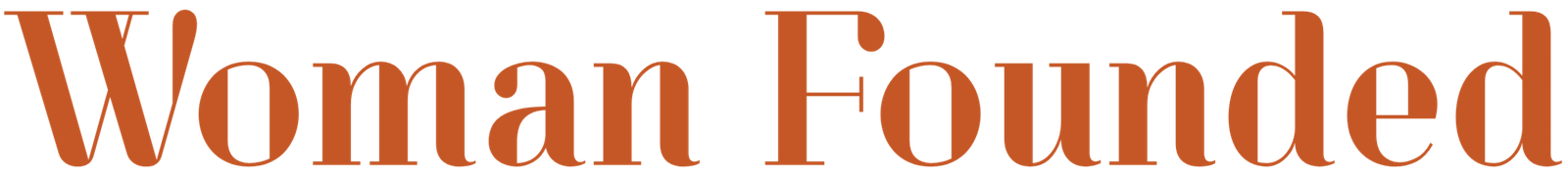 Woman Founded Logo